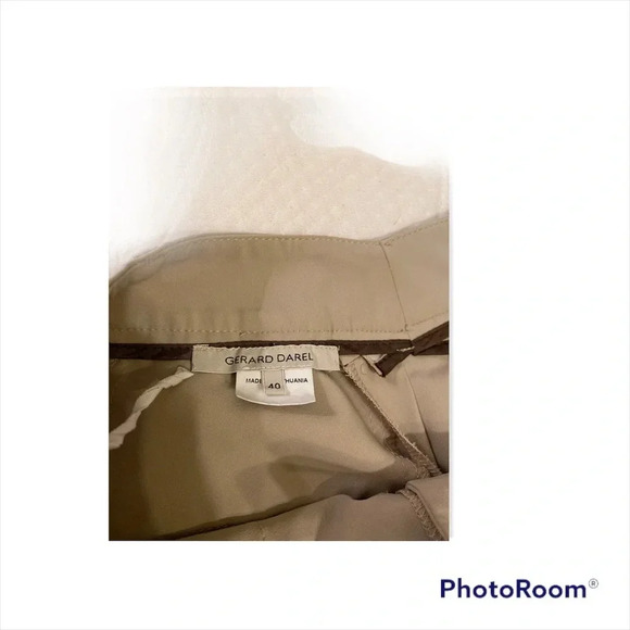 Gerard Darel Flat Front Khaki Pants Sz 40 - Picture 4 of 10